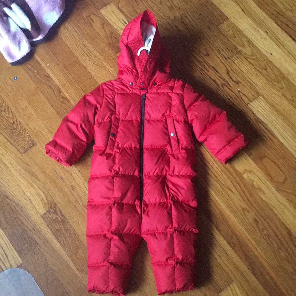 Burberry kids down one piece coat 18M